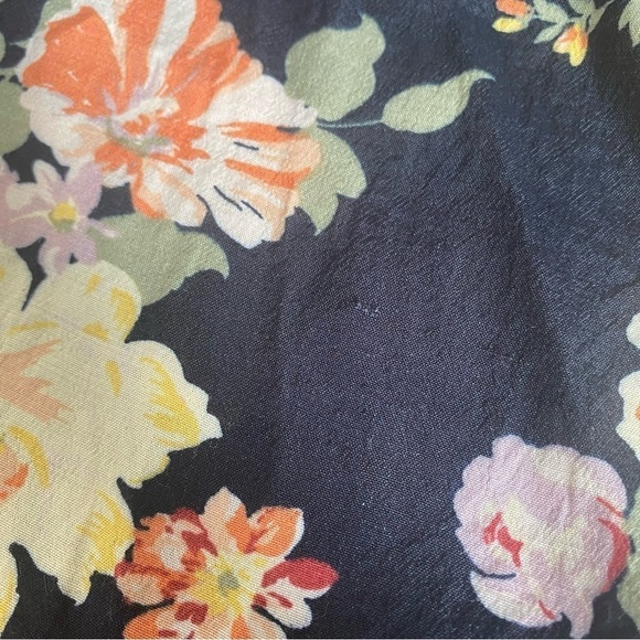 Abercrombie and Fitch Blue Floral Top Camisole with Lace Size XS - Picture 8 of 8